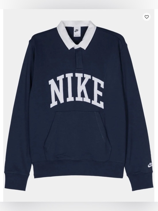 Nike Other - Nike Club Fleece Long Sleeve Polo Shirt XXL